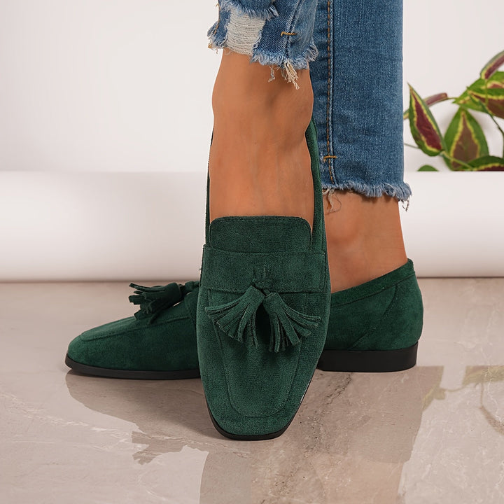 Amelie | Klassische Slipper Mit Quasten