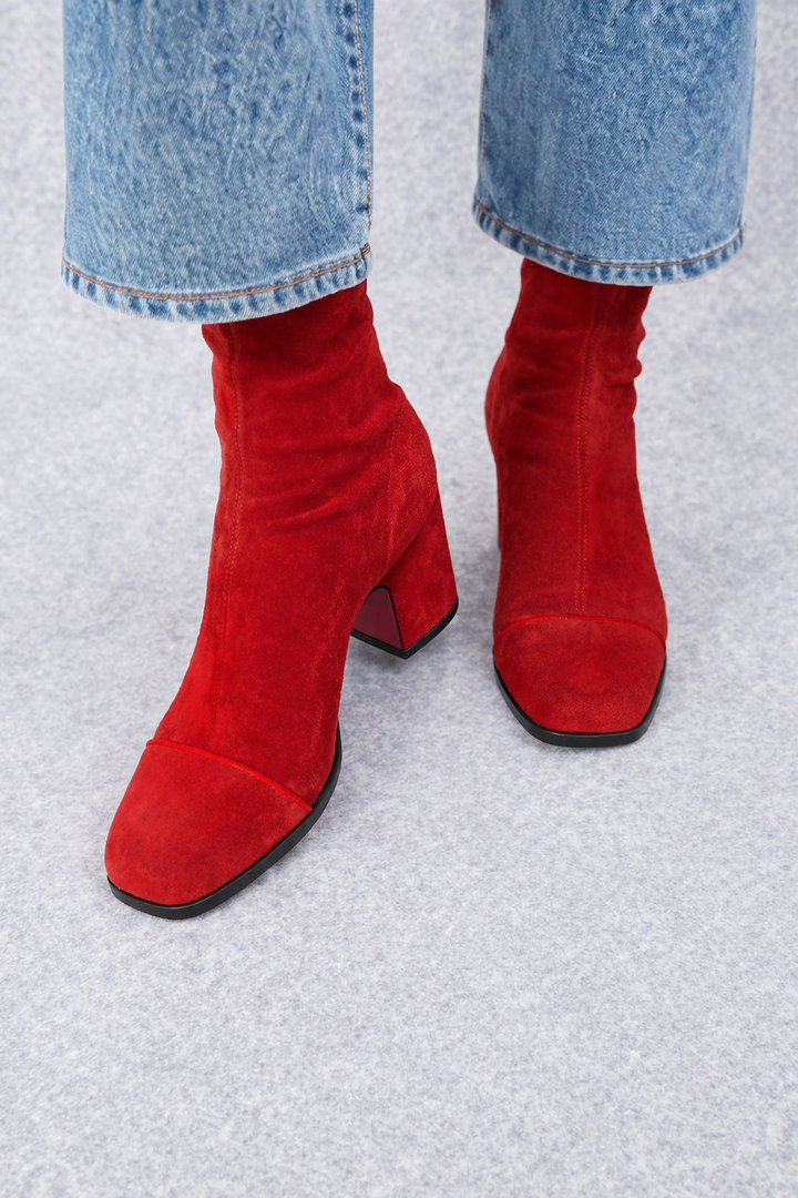 Netha™ | Stiefeletten mit Eckiger Spitze