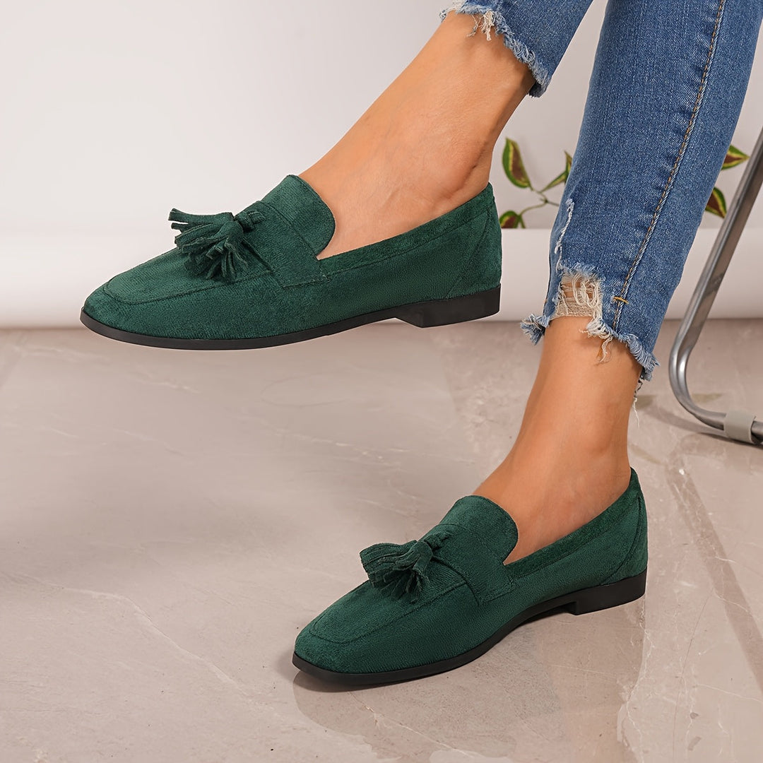 Amelie | Klassische Slipper Mit Quasten