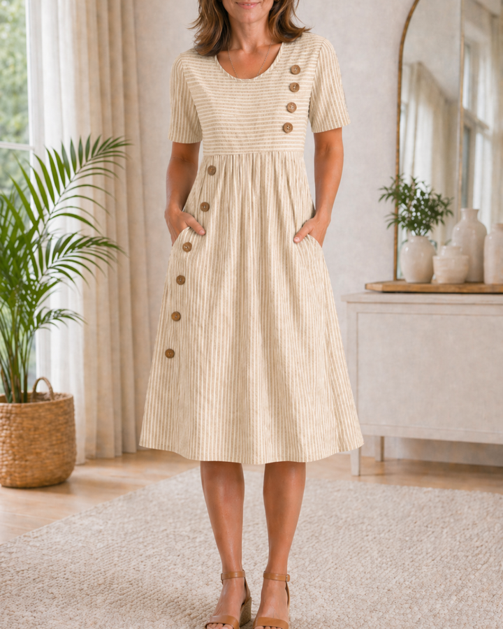 Marlies™ | Gestreiftes Sommerkleid
