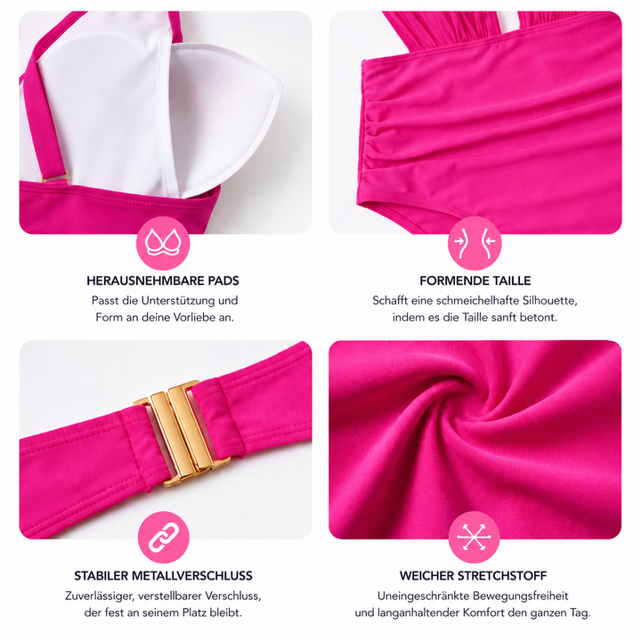 Mila™ | 2-in-1 High-Waist Bikini mit Bauchweg Effekt