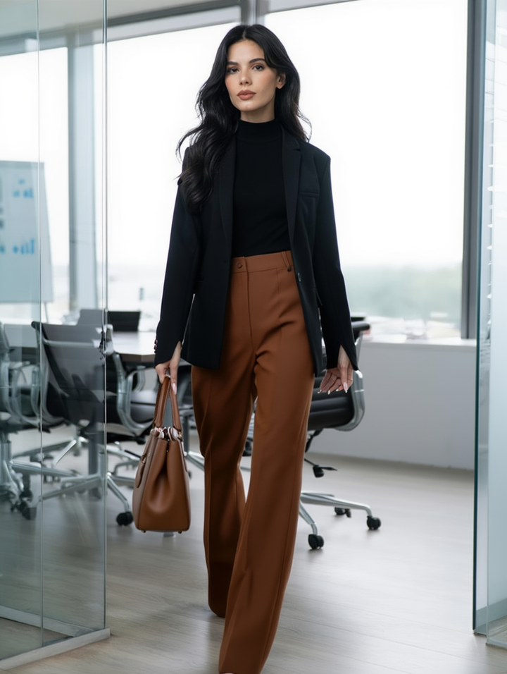 Victoria I Elegante High-Waist Anzughose für Damen