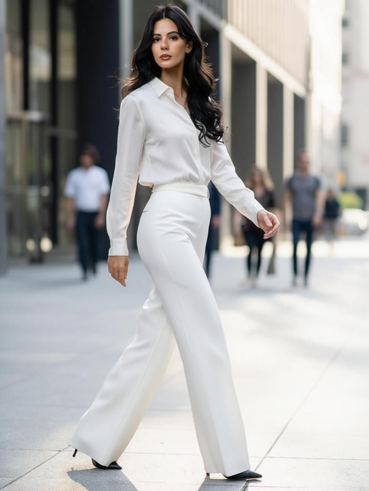 Victoria I Elegante High-Waist Anzughose für Damen