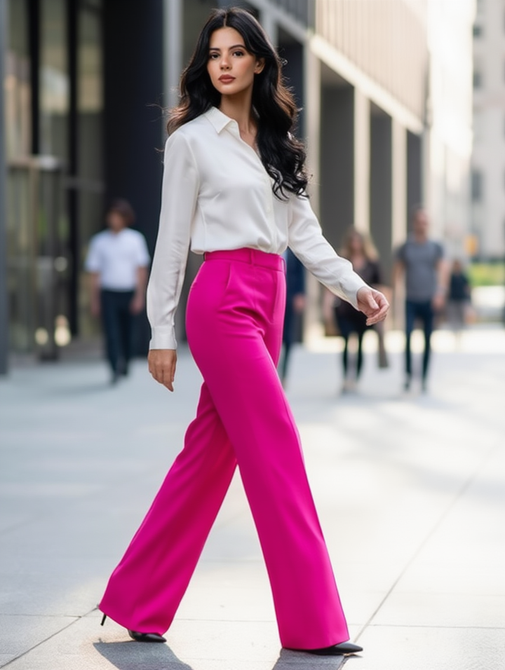 Victoria I Elegante High-Waist Anzughose für Damen