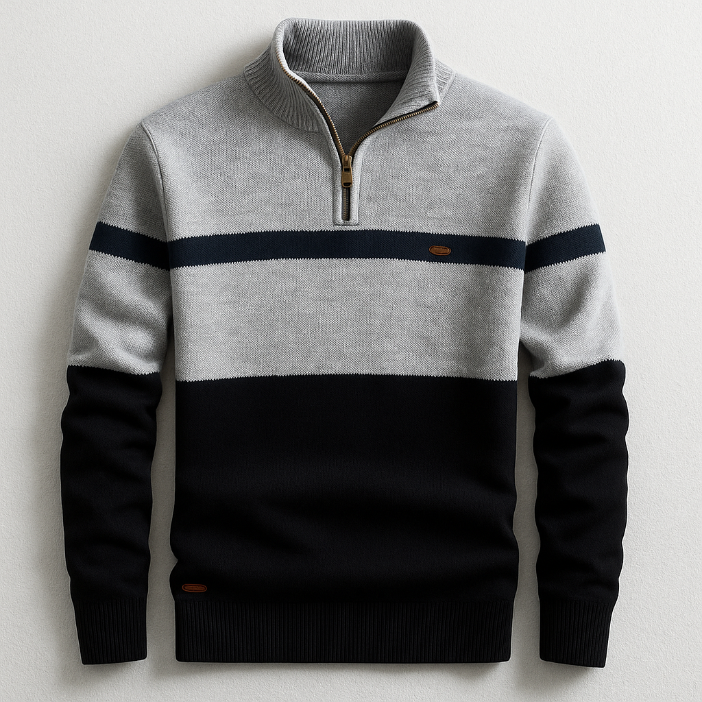 Elwin | Gemütlicher Half-Zip Pullover