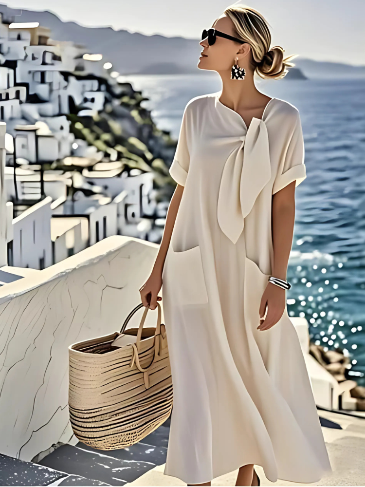 Mathilda™ | Elegantes Kleid mit Taschen