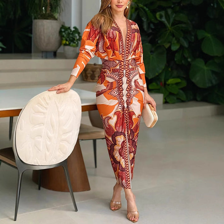 Suzi™ | Elegantes Abendkleid mit V-Ausschnitt