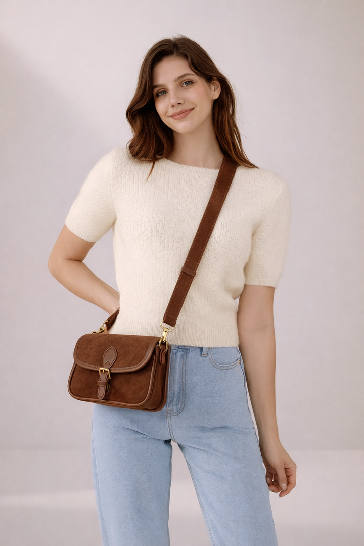 Lynn I Elegante Leder-Umhängetasche