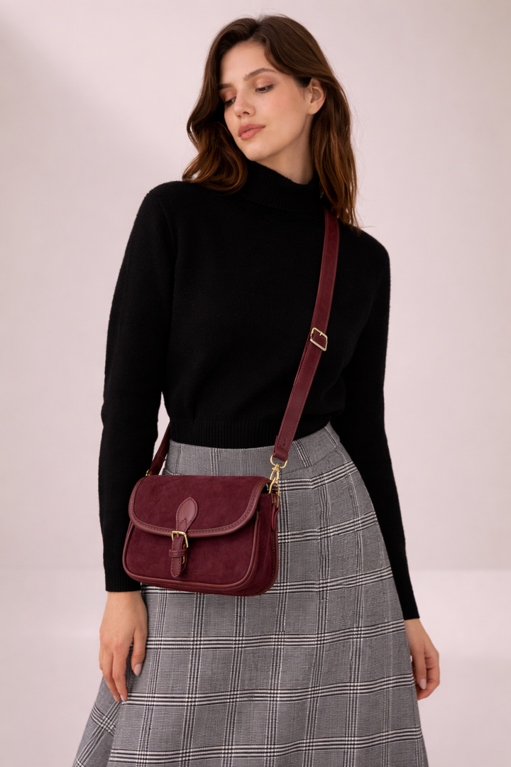 Lynn I Elegante Leder-Umhängetasche