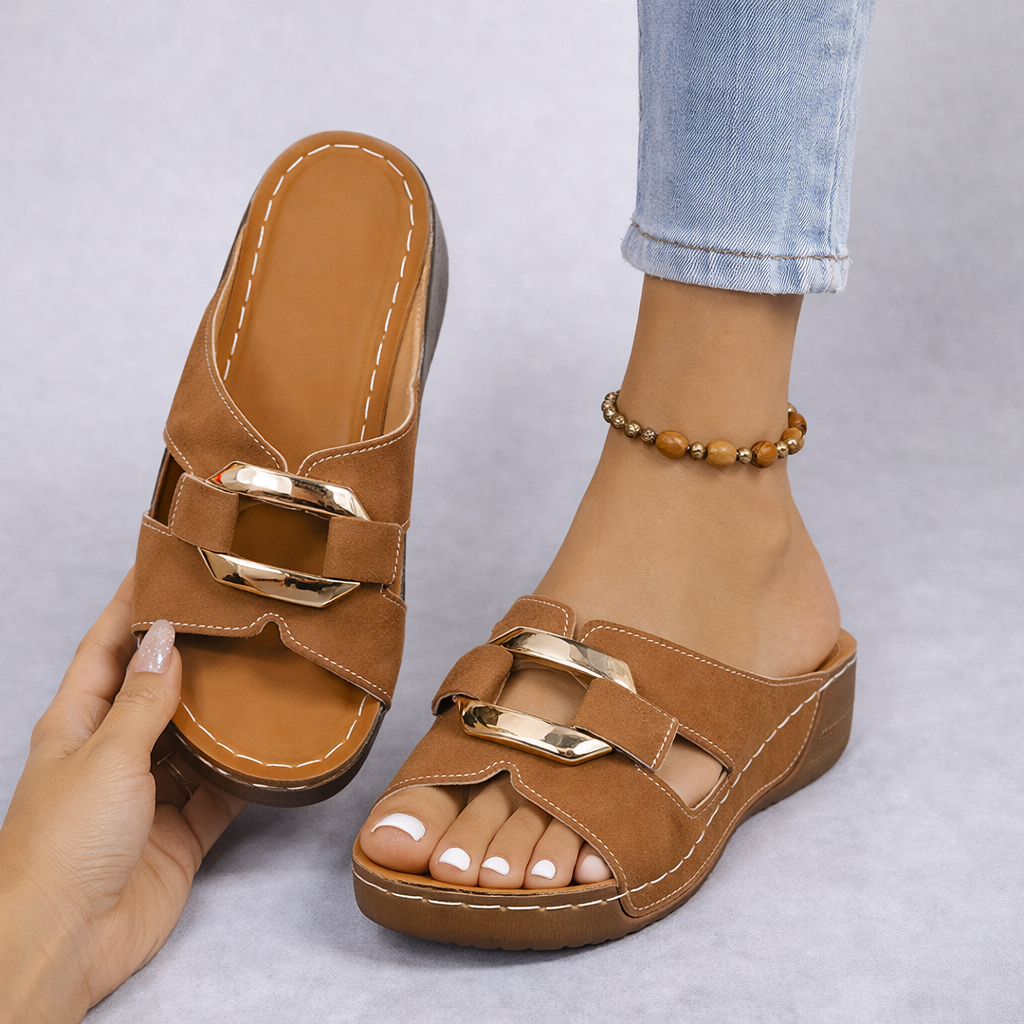 Roswitha | Buckle-Sandalen