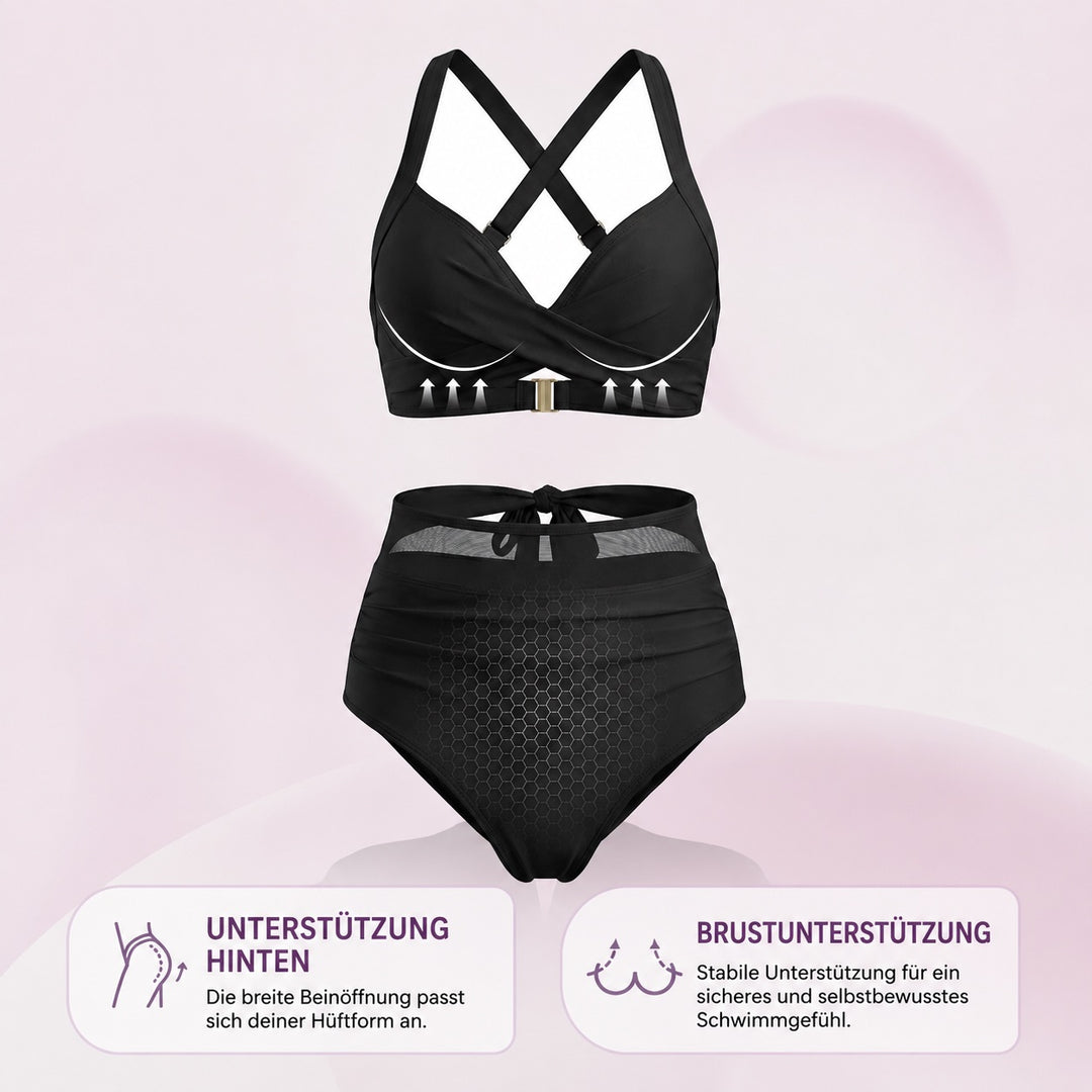 Mila™ | 2-in-1 High-Waist Bikini mit Bauchweg-Effekt