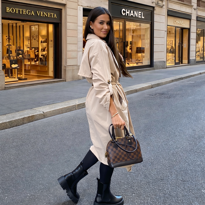 Leni | Klassischer Trenchcoat