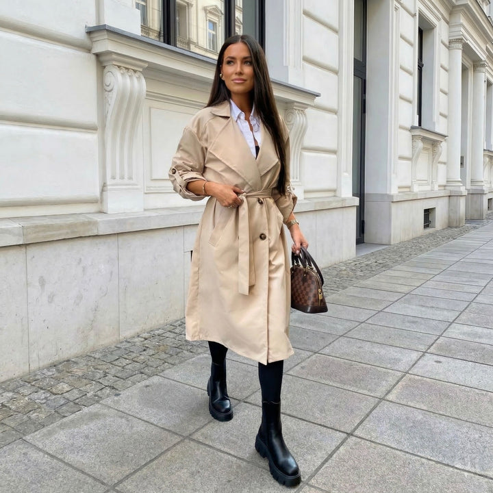Leni | Klassischer Trenchcoat
